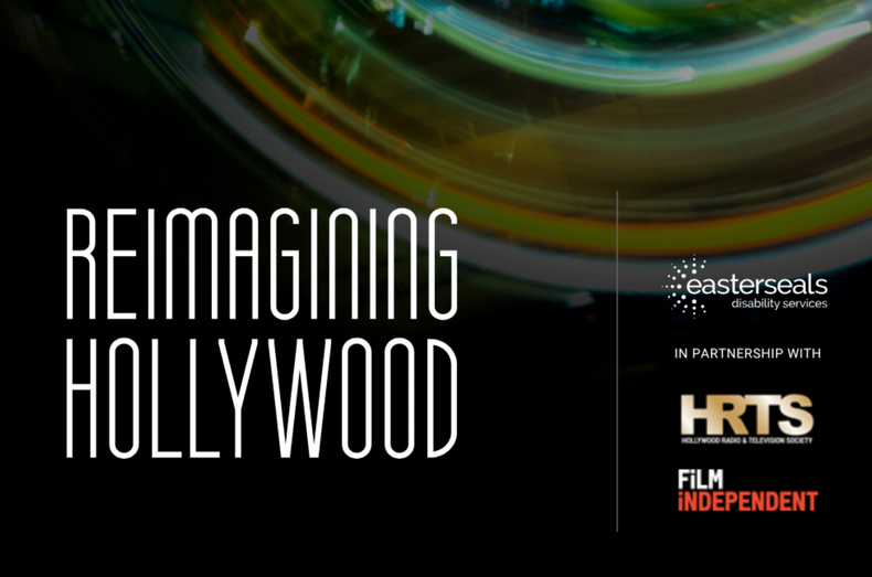 reimagining hollywood banner logo with partnership logos