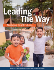 A front cover of the Advancement Spring Newsletter for Spring 2025.