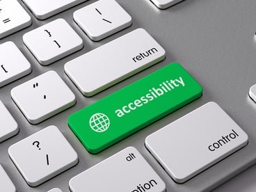 Keyboard with a accessibility key