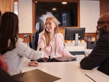 young person in wheelchair