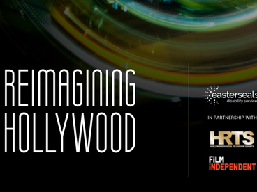 reimagining hollywood banner logo with partnership logos