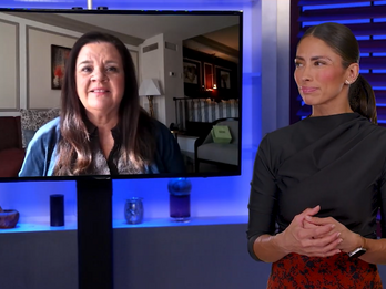 Paula Pompa-Craven interviewed on news channel KNBC. 